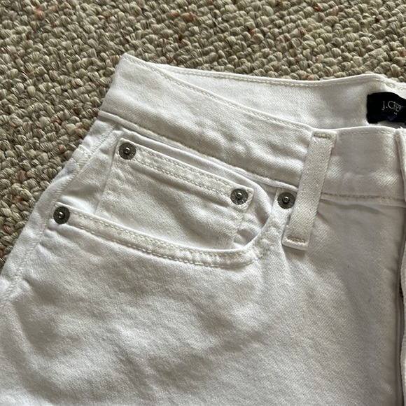 NWT J. Crew White Denim Shorts - Picture 2 of 4